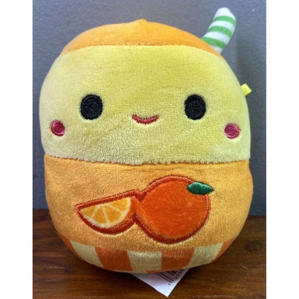 Squishmallows Mystery Squad Marcos The Orange Juice 5" Plush Toy Stuffed‎ Animal